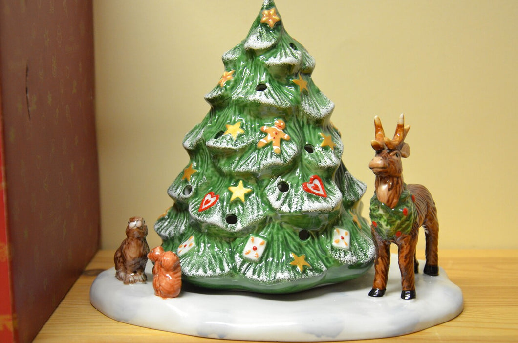 Villeroy & Boch Christmas Toys Weihnachtsbaum mit Waldtieren NEU