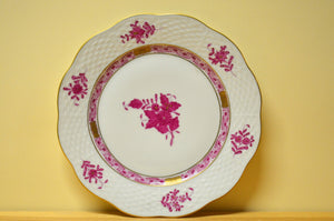 Herend Apponyi purple dinner plate