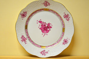 Herend Apponyi purple dinner plate