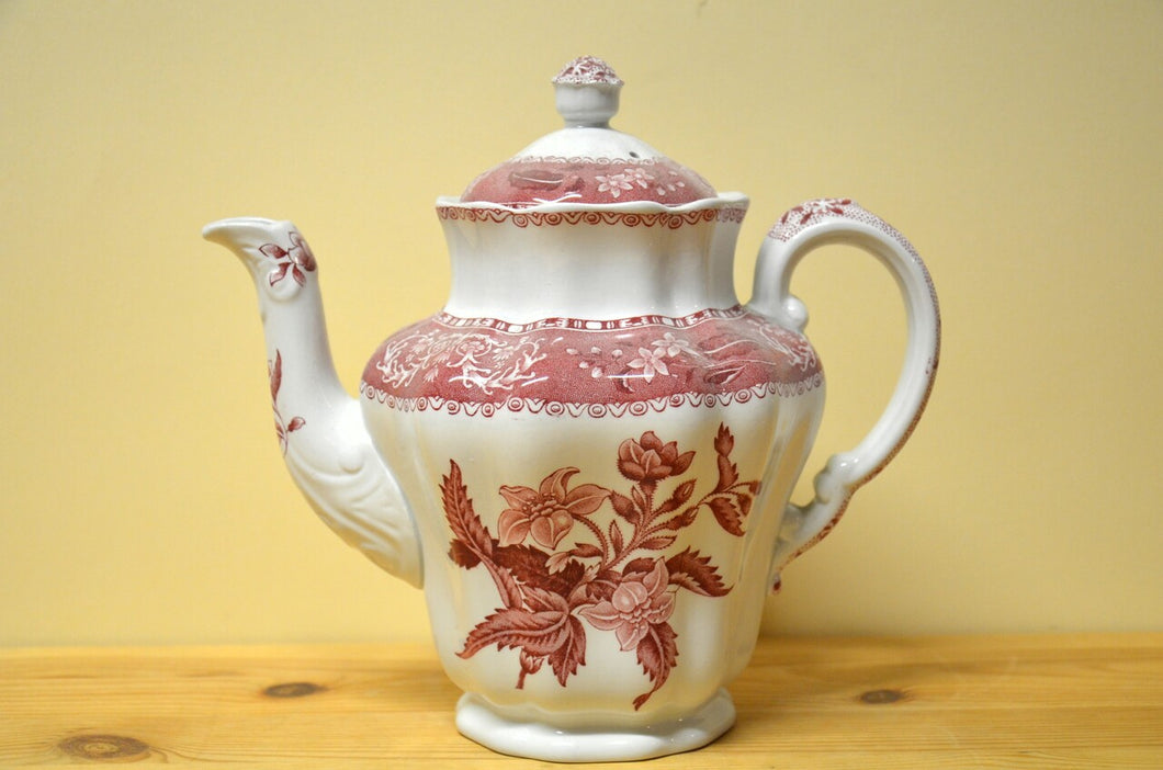 Spode Copeland Camilla pink Kaffeekanne klein – Porzellanland