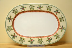 Plat d'accompagnement ovale Villeroy &amp; Boch Festive Memories