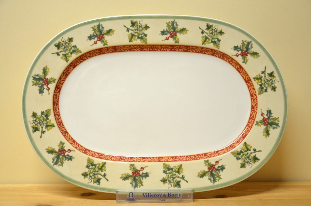 Plat d'accompagnement ovale Villeroy & Boch Festive Memories