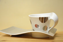 Load image into Gallery viewer, Villeroy &amp; Boch New Wave Caffee Choc.Drops Kaffeetasse mit Platte NEU
