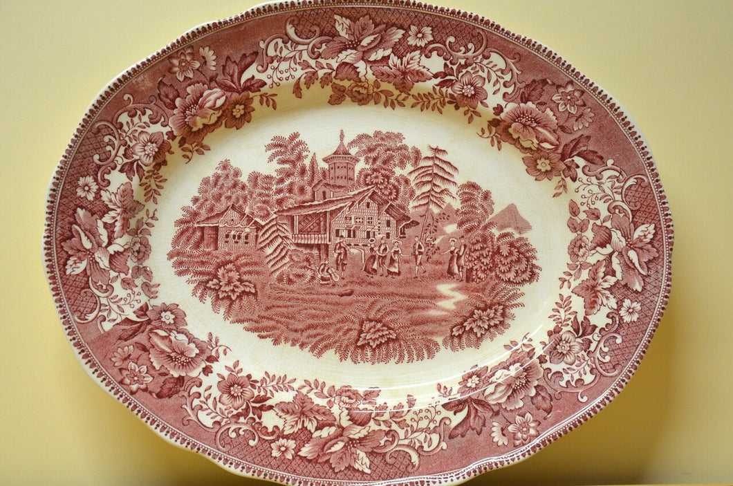 Wedgwood Avon rot Beilagenplatte