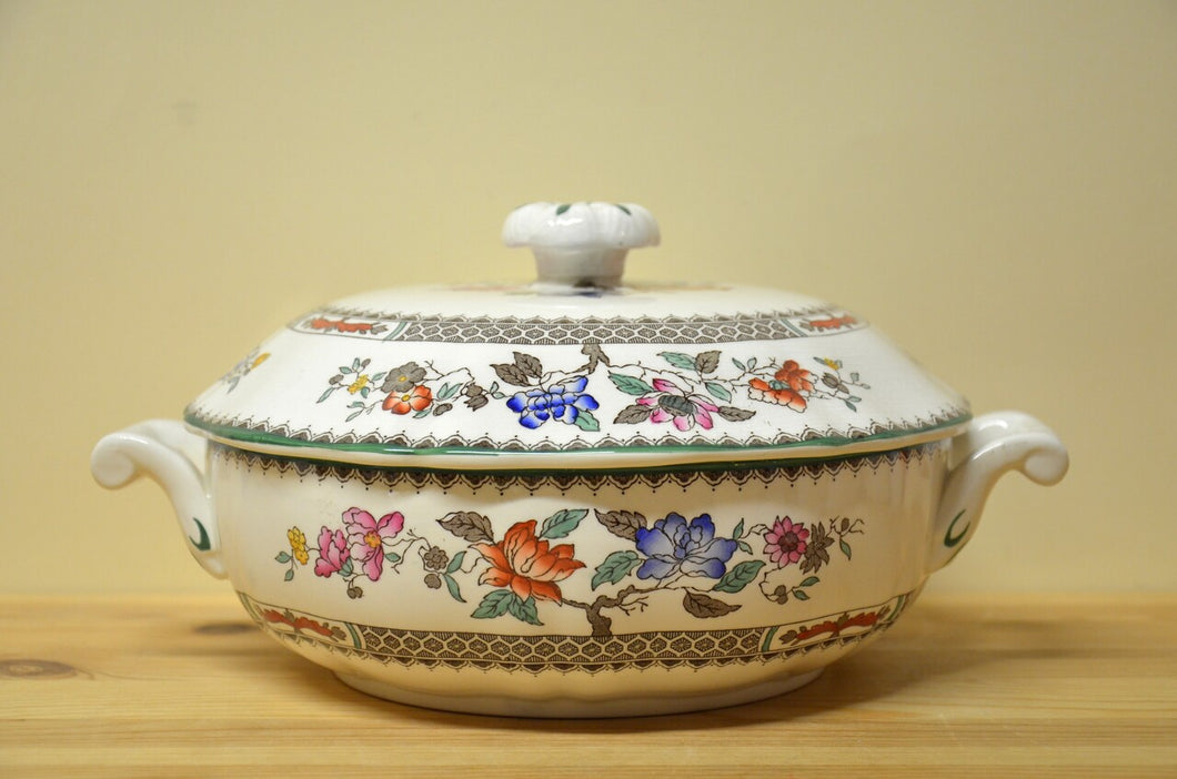Spode Chinese Rose Schüssel mit Deckel klein