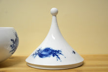 Lade das Bild in den Galerie-Viewer, Rosenthal Romanze in blau Bonboniere 2- teilig groß
