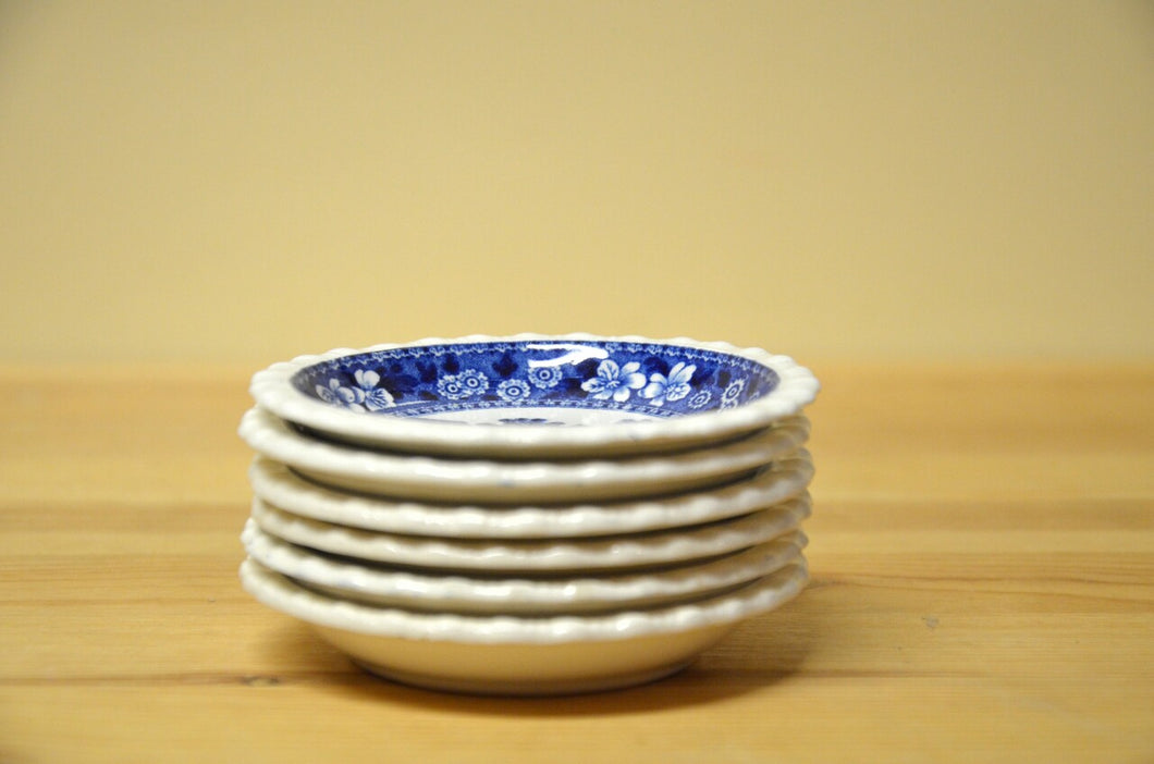 Spode Blue Tower 6 Pralinen / Teebeuteltellerchen