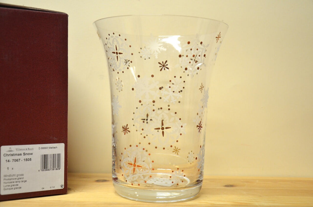 Villeroy & Boch Christmas Snow Windlicht groß NEU