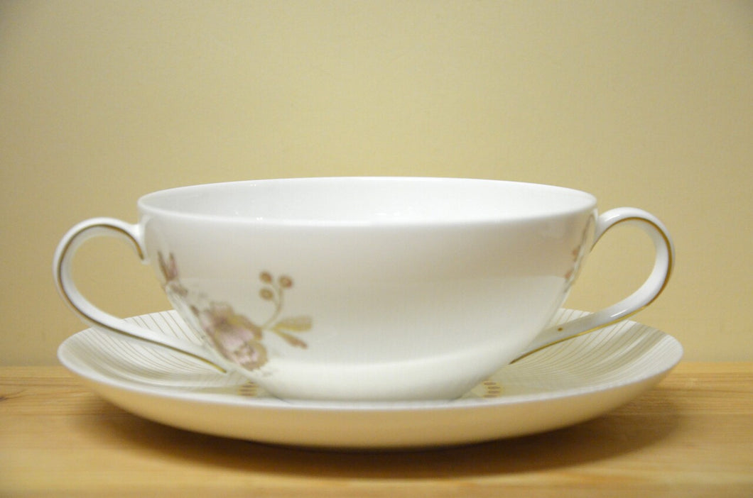 Villeroy & Boch Golden Garden soup cup with saucer NEW