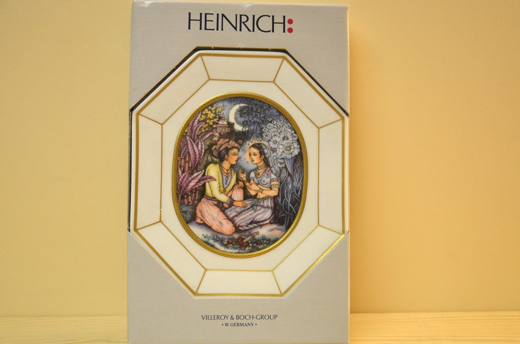 Villeroy & Boch - Heinrich amoureux de la littérature mondiale Schehrezad et King Sheria NOUVEAU