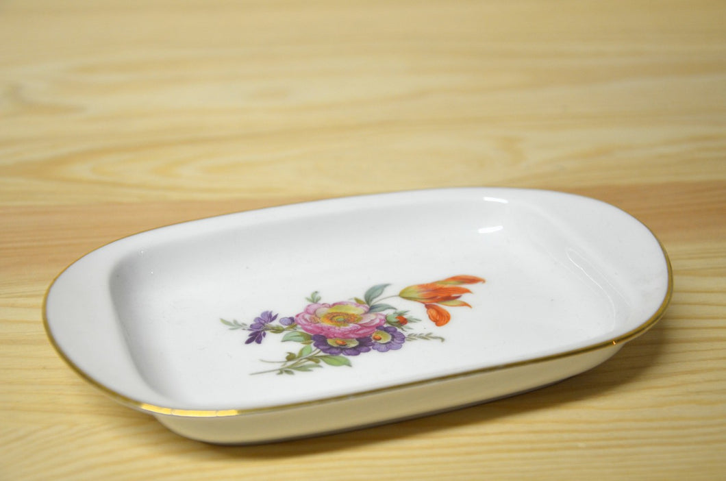 Fürstenberg Colorful Flower Butter Platter
