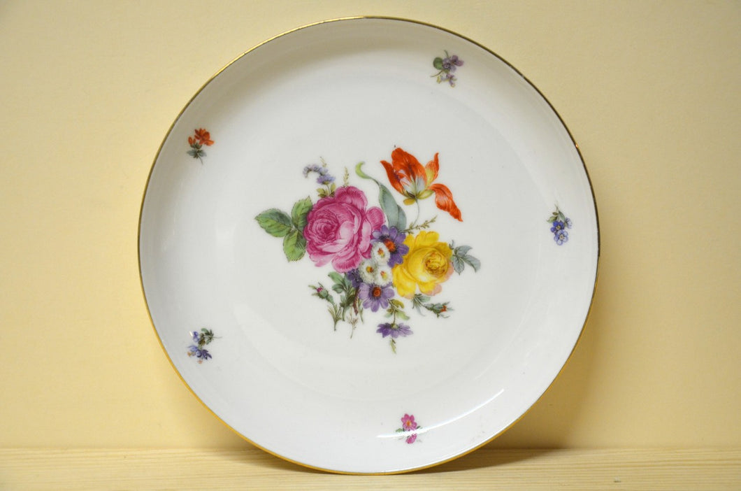 Fürstenberg Colorful flower breakfast plate