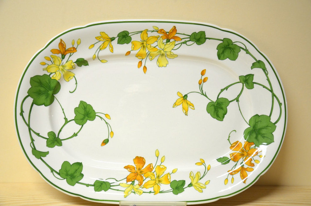 Villeroy & Boch geranium side plate oval