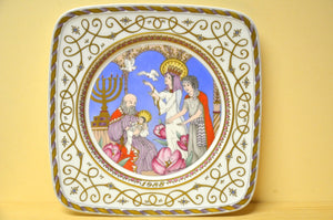 Hutschenreuther Christmas plate Ole Winter Simeon's song of praise