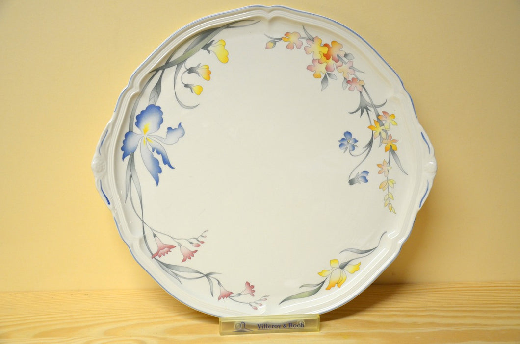 Villeroy & Boch Riviera cake plate with handle