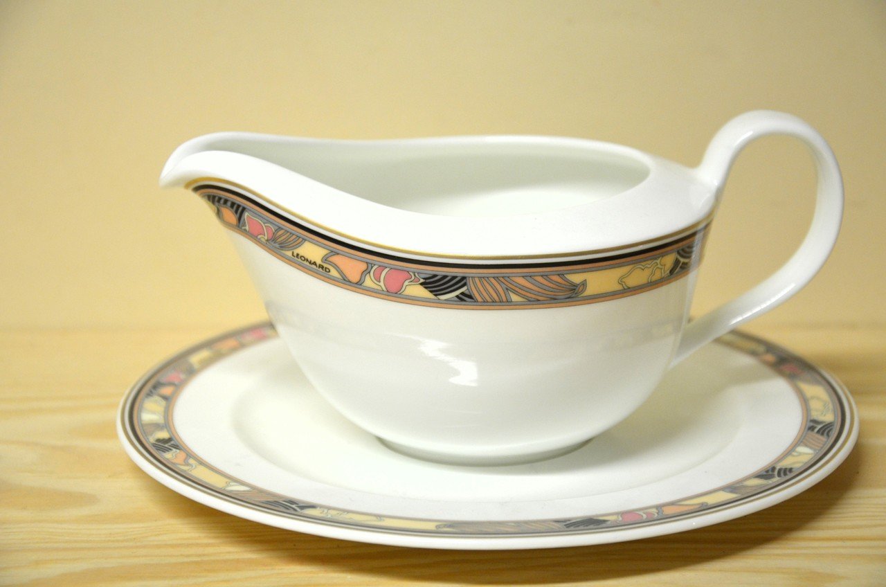 Hutschenreuther Brocade Sauciere 2 -teilig – Porzellanland