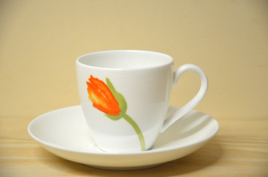 Villeroy & Boch Iceland Poppies espresso cup with saucer