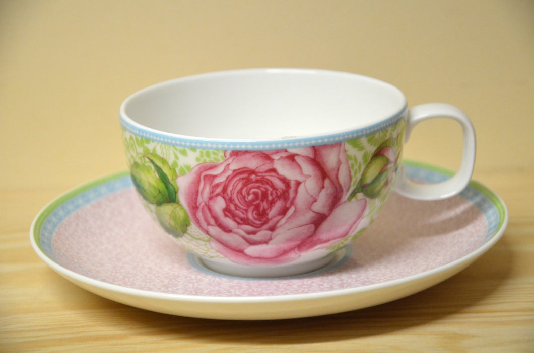 Villeroy & Boch Rose Cottage service à thé rose - vert