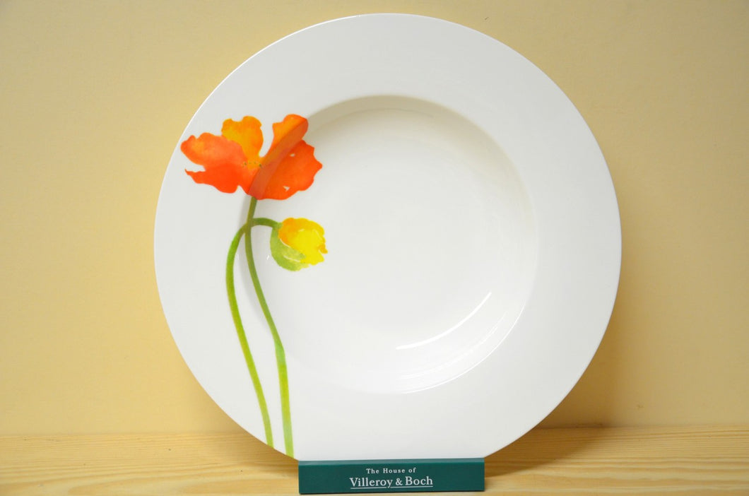 Villeroy & Boch Iceland Poppies soup plate