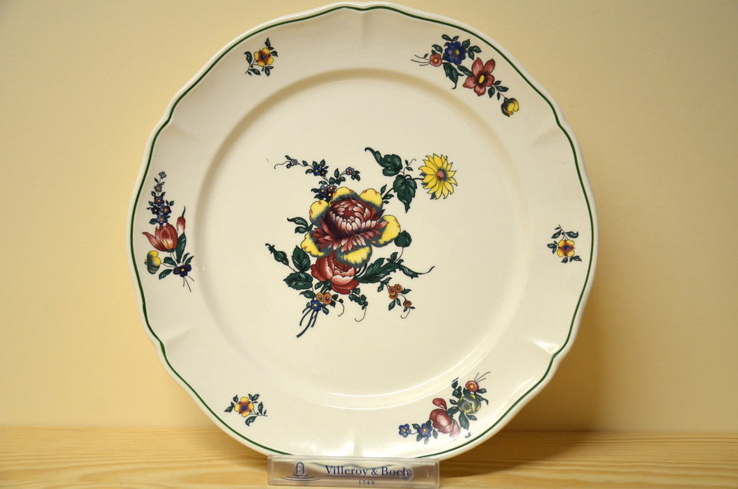 Villeroy & Boch Alt Strassburg Assiette Plate Fleur Colorée 25 cm