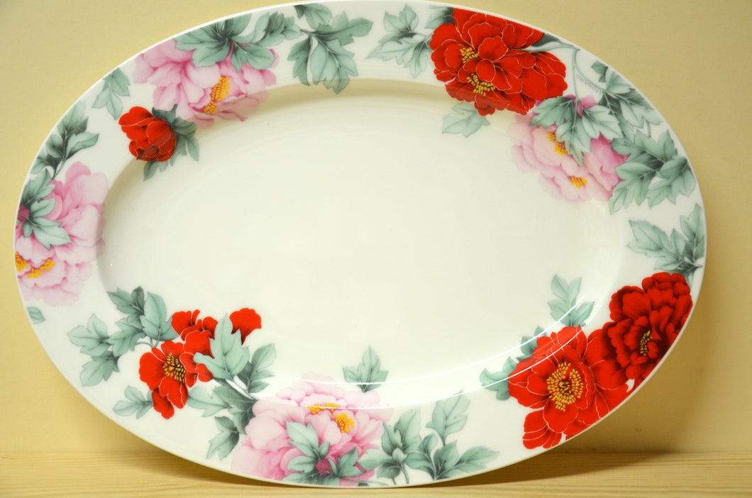Hutschenreuther Scarlet Platter oval medium