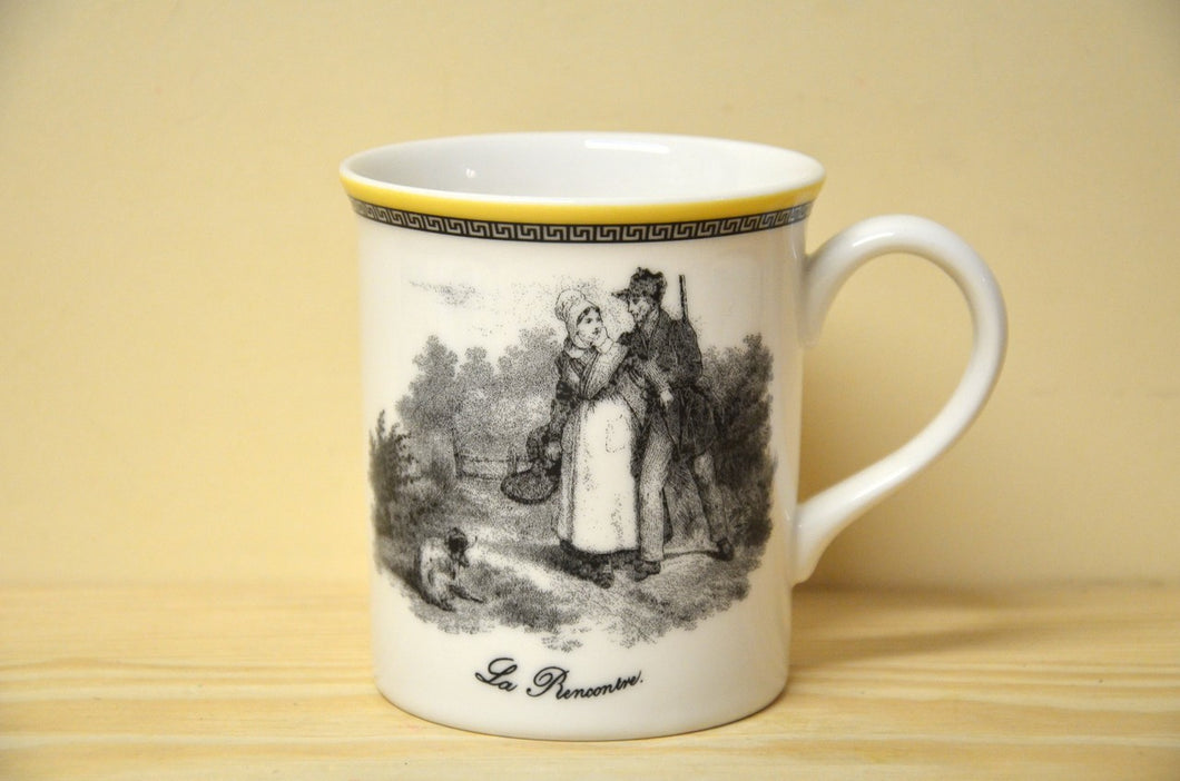 Villeroy & Boch Audun Chasse Becher mit Henkel NEU