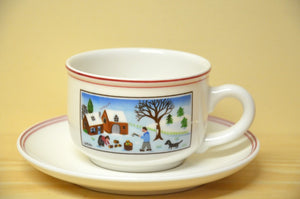 Villeroy &amp; Boch Naif Christmas tea cup 2 pieces NEW