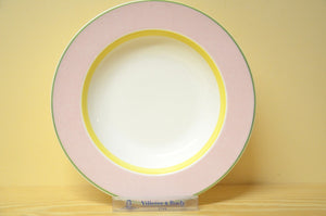 Villeroy &amp; Boch Twist Color pink soup plate NEW