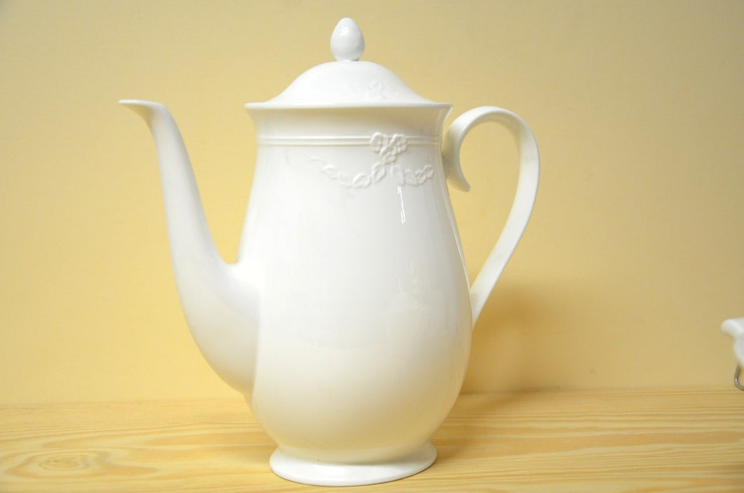 Villeroy & Boch Fiori weiß Kaffeekanne NEU