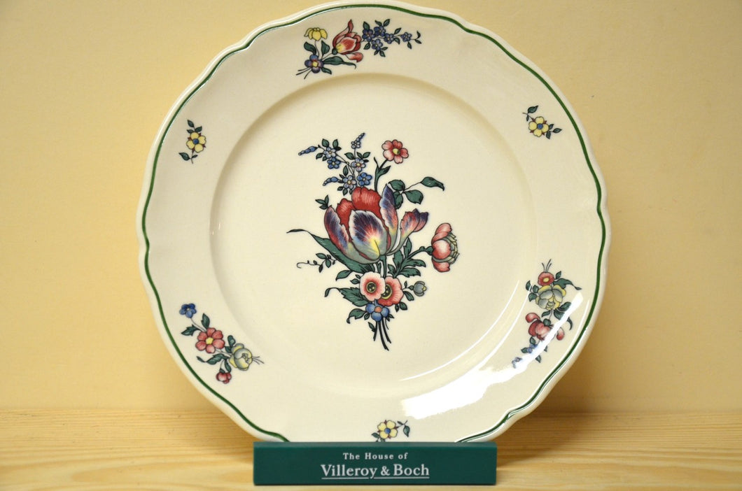 Villeroy & Boch Alt Strassburg motif tulipe gâteau / assiette petit-déjeuner 19 cm