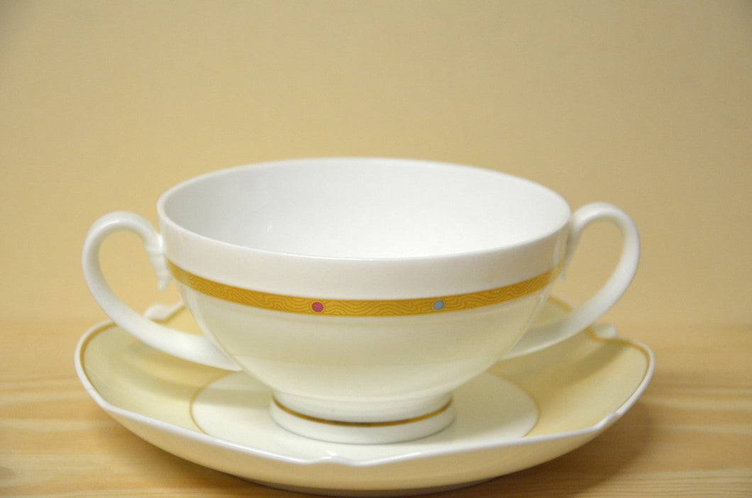 Villeroy & Boch San Michele soup cup with saucer