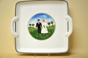 Villeroy & Boch Naif Wedding Beilagenplatte eckig