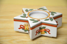 Load image into Gallery viewer, Hutschenreuther Louvre Christmas Tea Light Holder Star NEW
