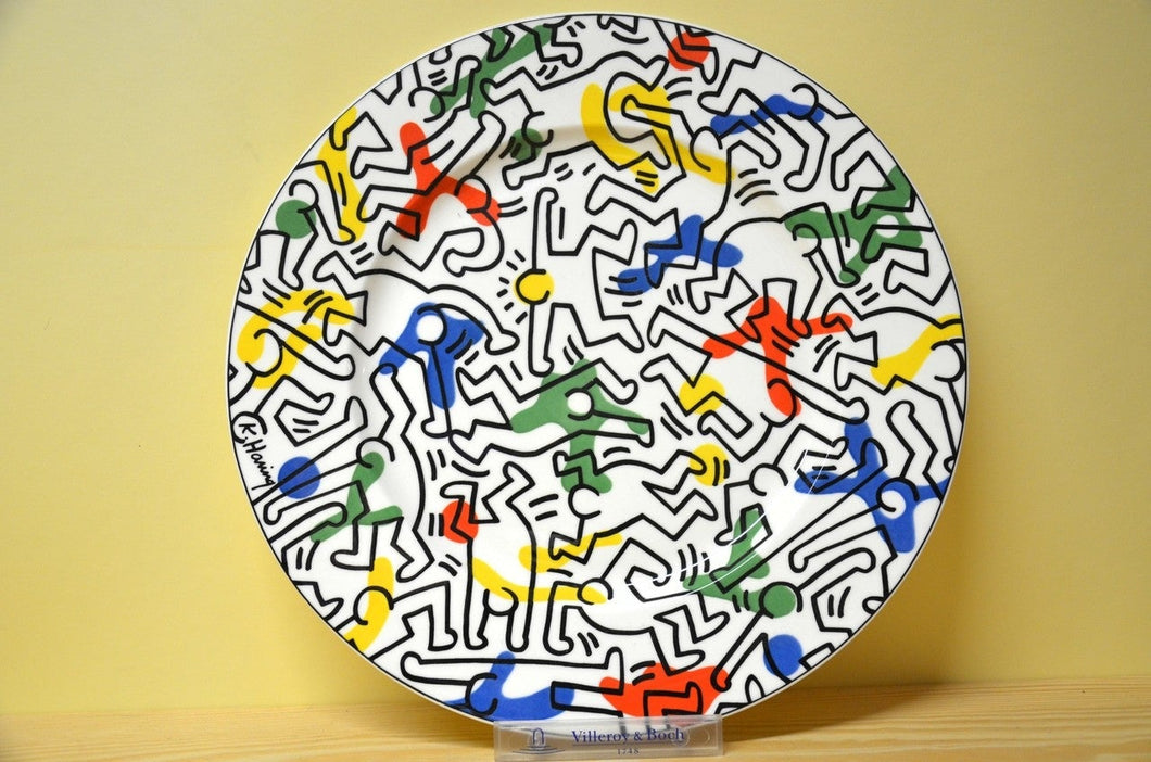 Villeroy & Boch Keith Haring Spirit of Art  Platte rund / Platzteller NEU