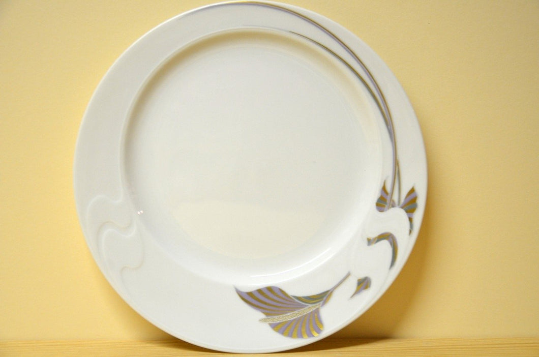 Rosenthal Asimmetria Goldblume Kuchen / Frühstücksteller NEU