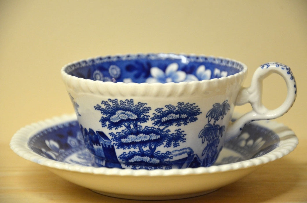 Spode Blue Tower Teegedeck
