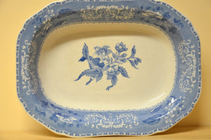 Spode Camilla blue Schale eckig