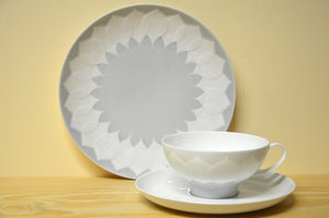 Rosenthal Lotus Celadon gray tea set 3 pieces