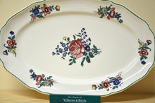 Lade das Bild in den Galerie-Viewer, Villeroy &amp; Boch Alt Straßburg Dekor Rose oder Tulpe  Beilagenplatte 30 cm
