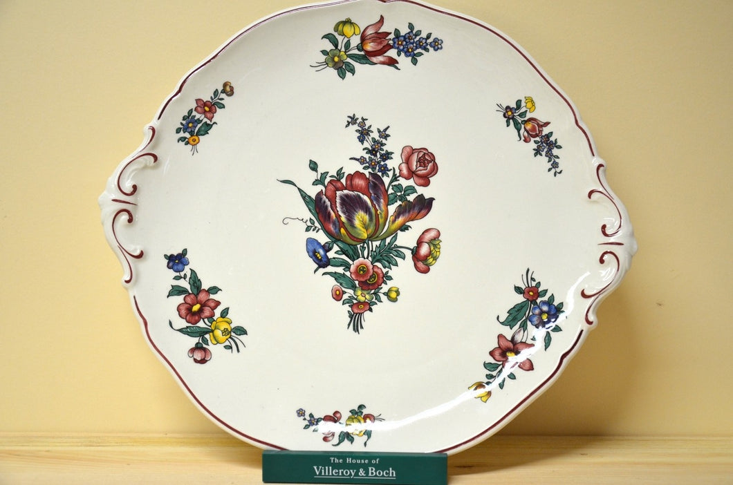 Villeroy & Boch Alsace cake plate with handle