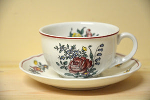 Service à thé Villeroy &amp; Boch Alsace motif rose