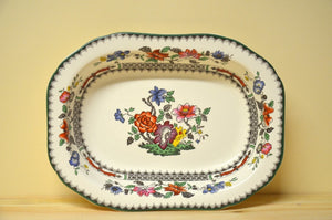 Bol carré rose chinoise Spode