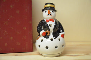 Villeroy &amp; Boch Christmas Light Lantern Snowman NEW