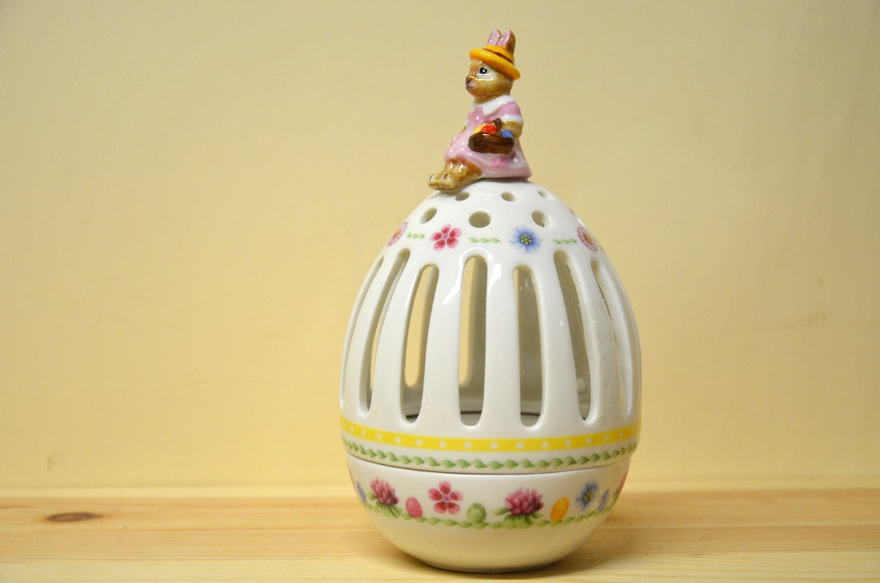 Villeroy & Boch Bunny Tales theelichthouder-ei Anna, 16 cm, gekleurd : Villeroy & Boch Villeroy & Boch Bunny Tales theelichthouder-ei Anna, 16 cm, gekleurd : Villeroy & Boch