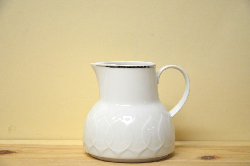 Rosenthal Lotus white with platinum rim milk jug
