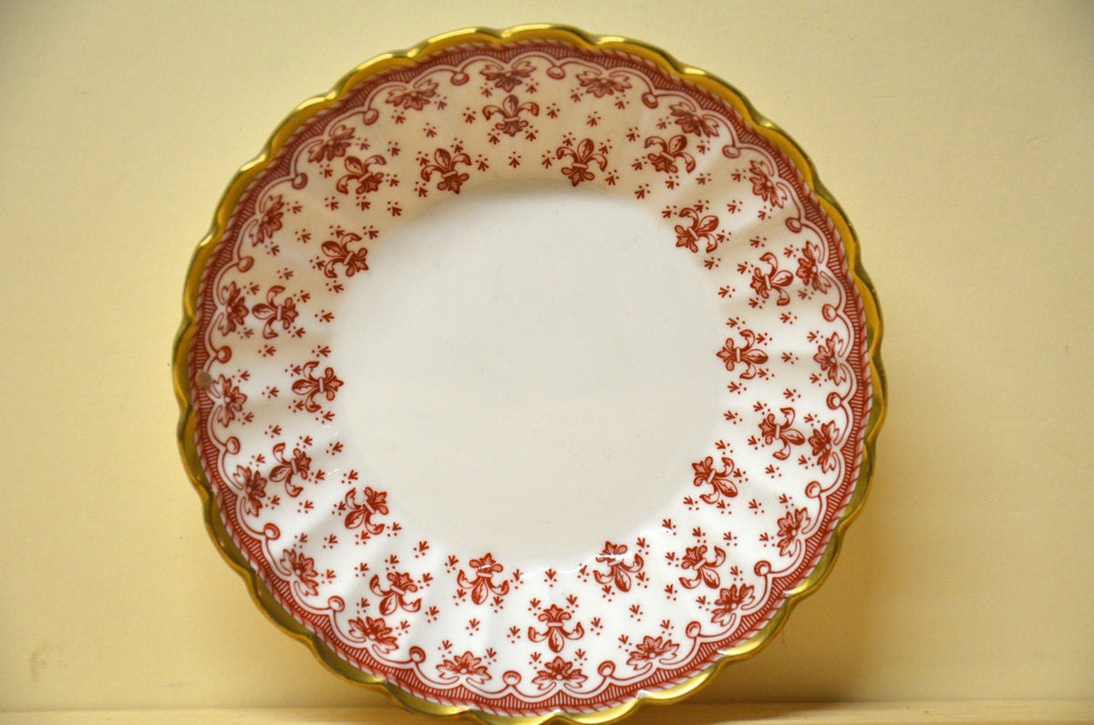 Spode Fleur de Lys red bowl – Porzellanland