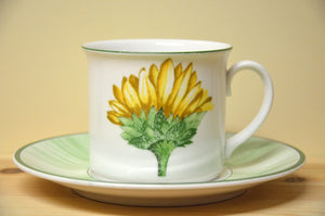 Villeroy &amp; Boch Flora jumbo/cappuccino cup with saucer