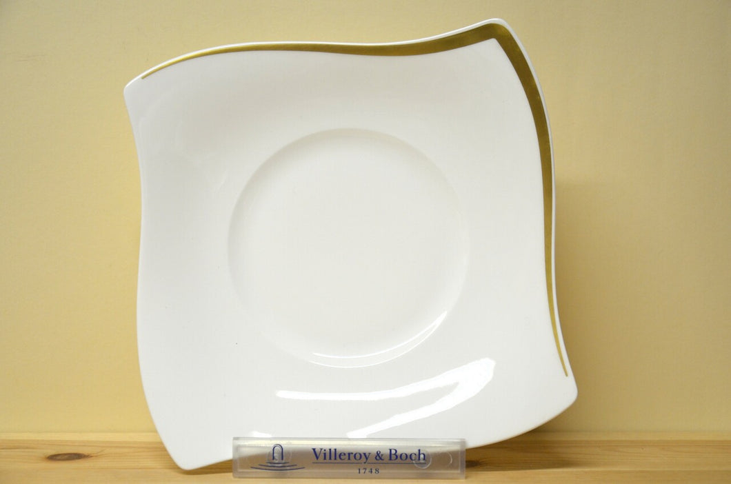 Villeroy & Boch New Wave Premium Gold bread plate NEW