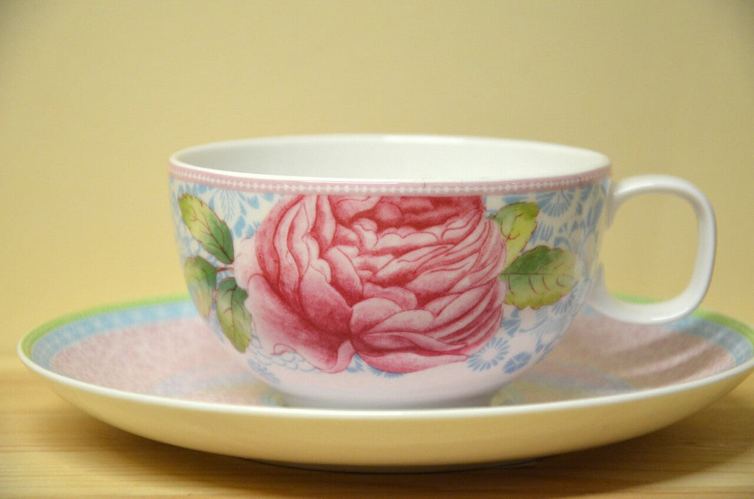 Villeroy & Boch Rose Cottage tea set pink - blue NEW