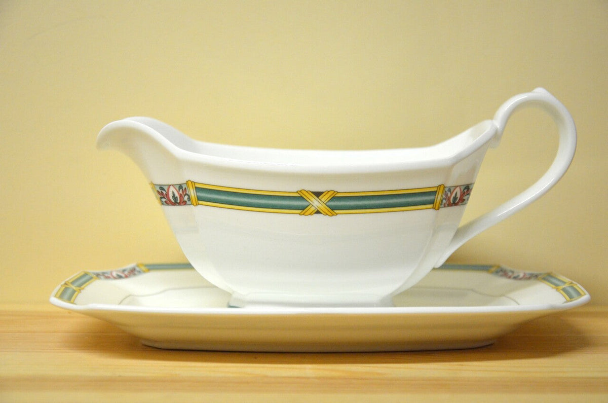 Villeroy & Boch Orofino gravy boat with saucer Porzellanland